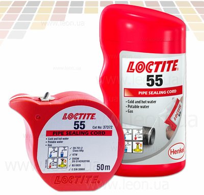 Нить для паковки Loctite 55 (50 м) 000016076 фото