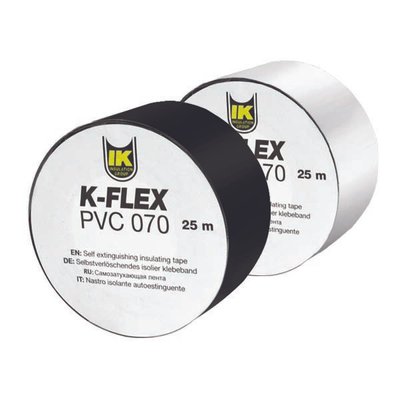 Лента K-Flex PVC AT 070 ширина 50мм, 25м (черный) 000054496 фото